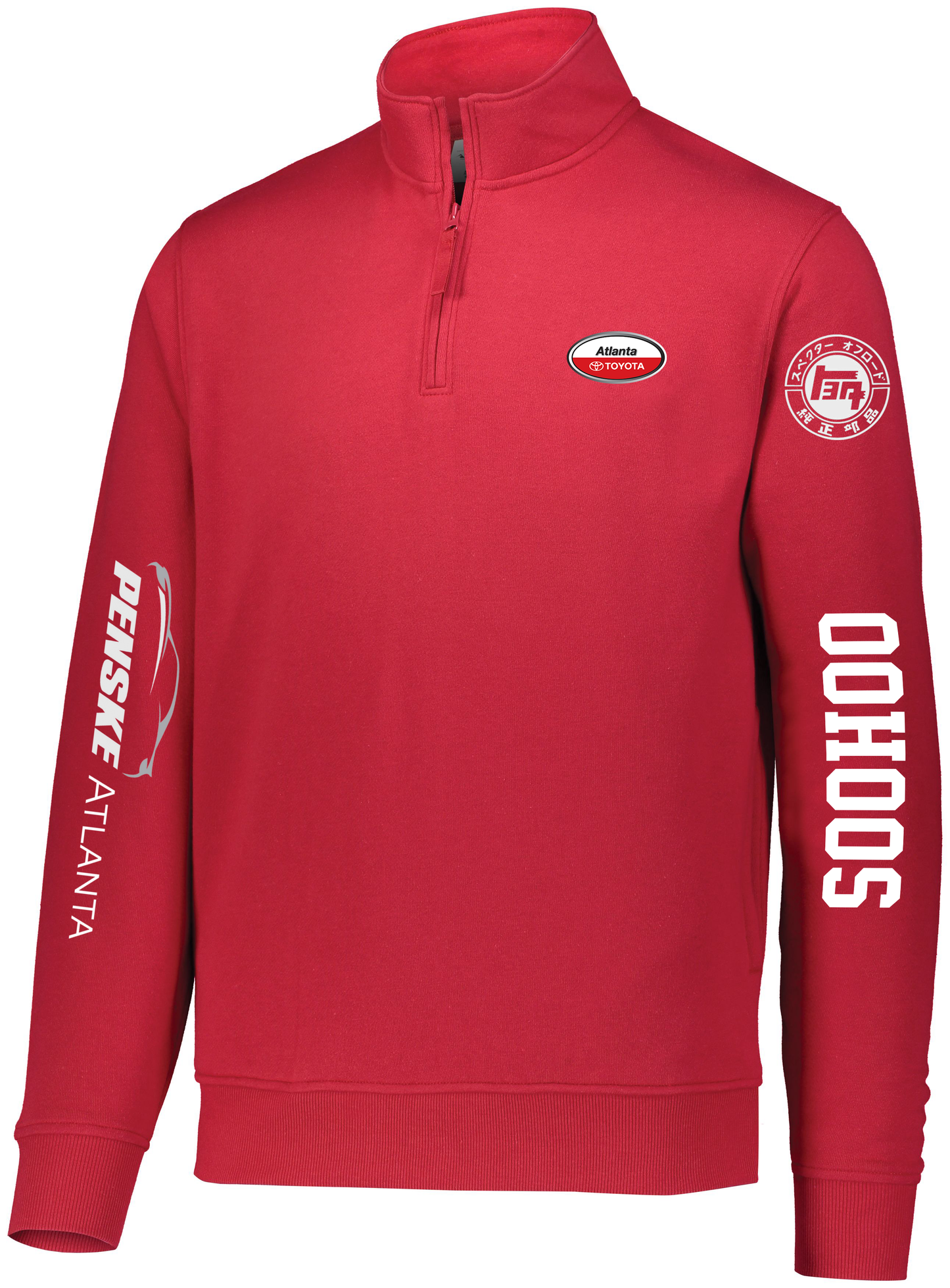 Atlanta Toyota 1/4 Zip (Multiple Back Designs Available)